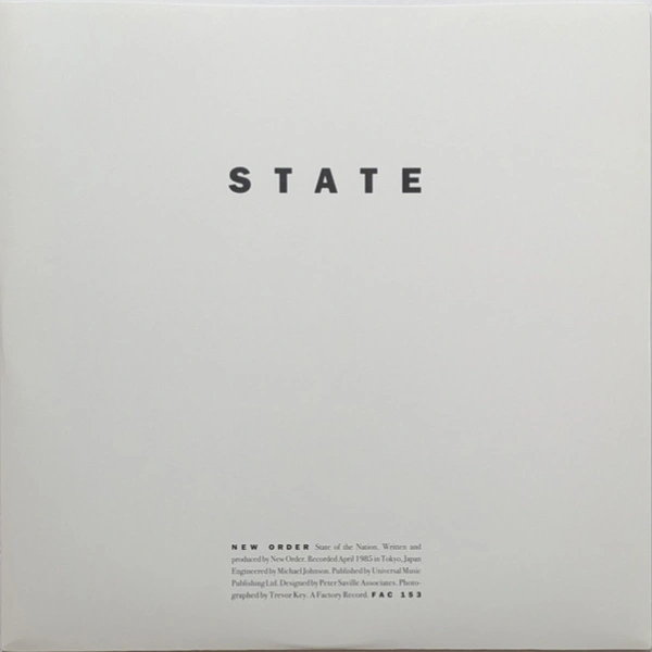 Vinyl Record New Order - State Of The Nation LP - img.5