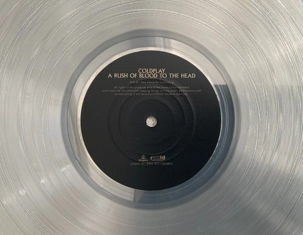 Vinyl Record Coldplay – A Rush Of Blood To The Head (Clear Eco) LP - img.7
