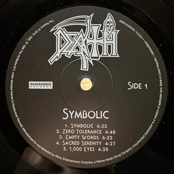 Vinyl Record Death - Symbolic LP - img.3