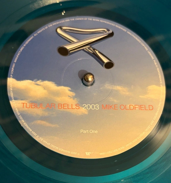 Vinyl Record Mike Oldfield – Tubular Bells 2003 - Blue - LP - img.2