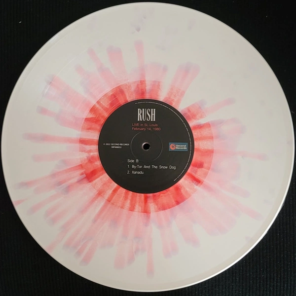 Vinyl Record Rush – Live In St. Louis 1980 (White With Red Splatter) - 2LP - img.5