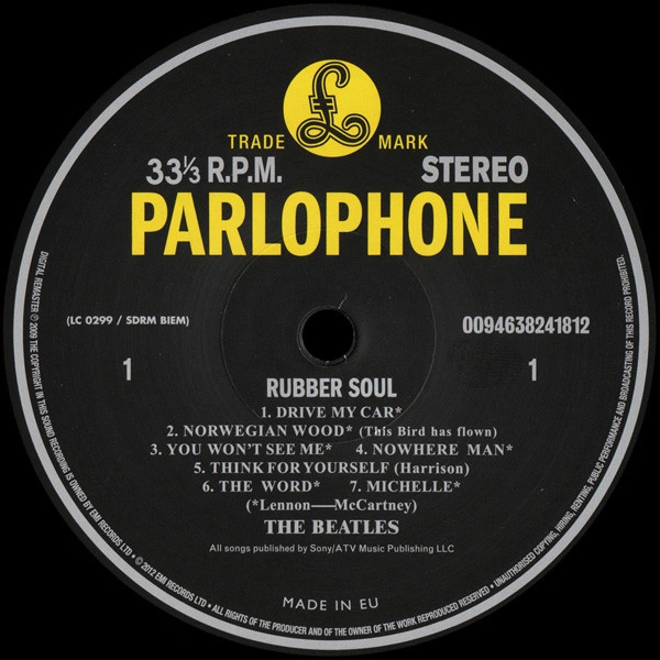 Vinyl Record The Beatles - Rubber Soul LP - img.2