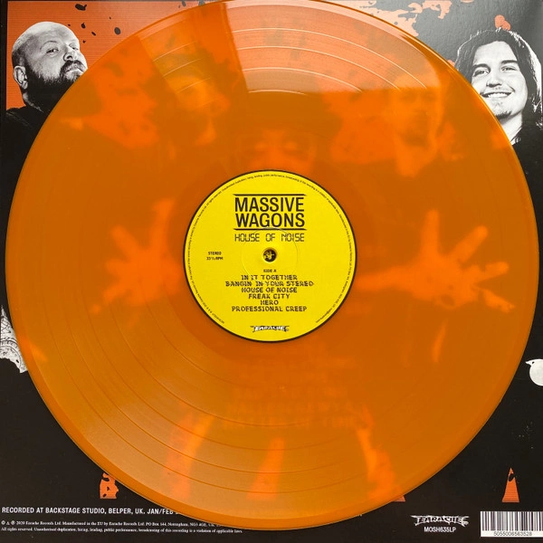 Vinyl Record Massive Wagons – House Of Noise - Orange - LP - img.2