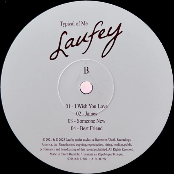 Vinyl Record Laufey – Typical Of Me (Black) LP - img.7