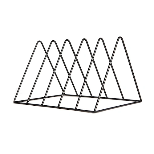 Vinyl record stand MJI Audio Vinyl Records Holder R25A Black - img.3