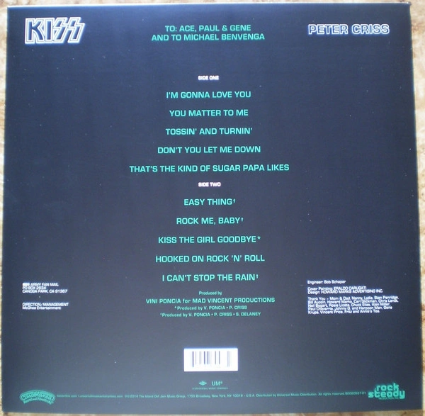 Vinyl Record Kiss, Peter Criss – Peter Criss - LP - img.1