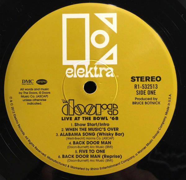 Vinyl Record The Doors - Live At The Bowl '68 - img.2
