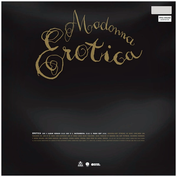 Vinyl Record Madonna – Erotica (Limited Edition Picture) LP - img.1