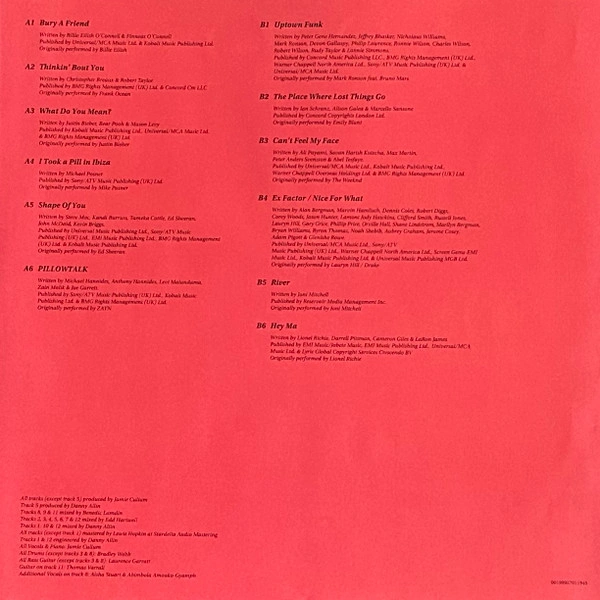 Vinyl Record Jamie Cullum - The Song Society Playlist (Red) (RSD26) LP - img.2