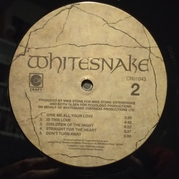 Vinyl Record Whitesnake - Whitesnake LP - img.5