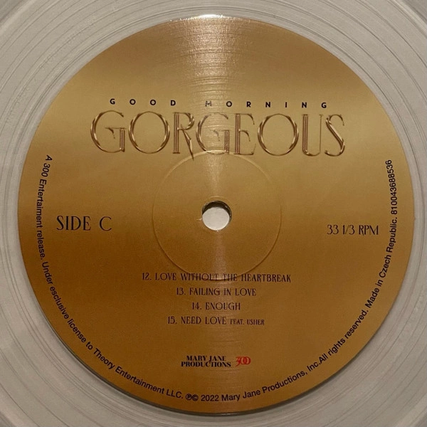 Vinyl Record Mary J. Blige - Good Morning Gorgeous (Deluxe Clear) - 2LP - img.6