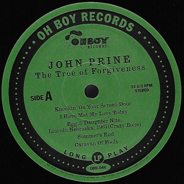 Vinyl Record John Prine - The Tree Of Forgiveness LP - img.6