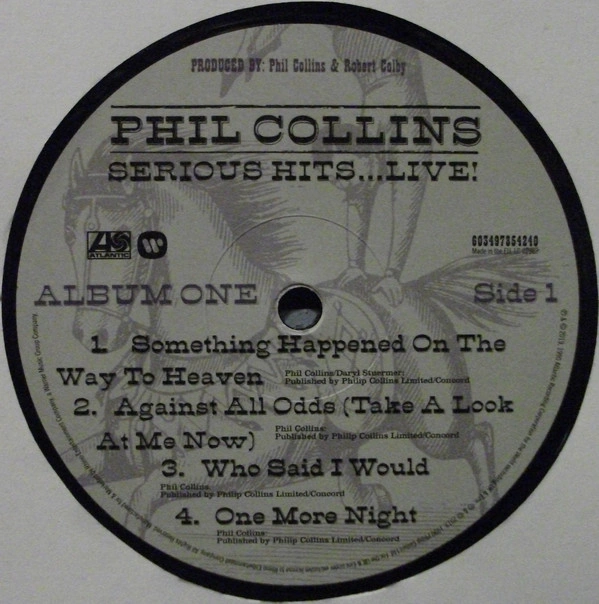 Vinyl Record Phil Collins - Serious Hits...Live! - img.3