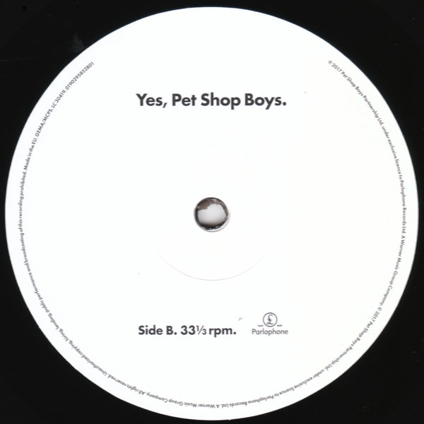Vinyl Record Pet Shop Boys - Yes - img.3