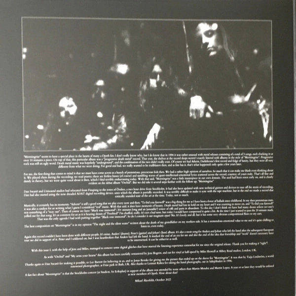 Vinyl Record Opeth – Morningrise (Silver Vinyl) - 2LP - img.3