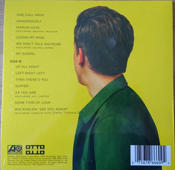 Vinyl Record Charlie Puth - Nine Track Mind - img.1