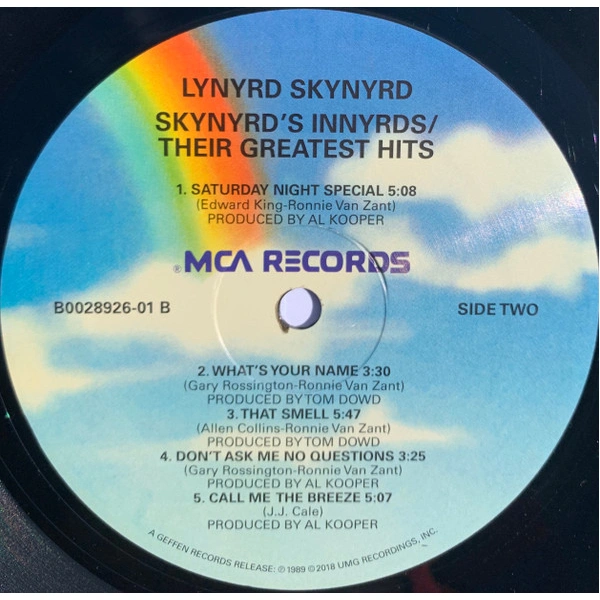 Vinyl Record Lynyrd Skynyrd - Skynyrds Innyrds - Their Greatest Hits LP - img.3