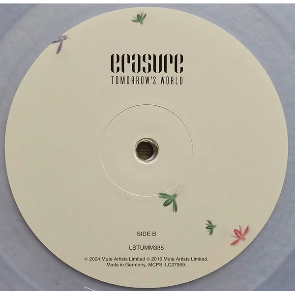 Vinyl Record Erasure - Tomorrow's World - Clear LP - img.7