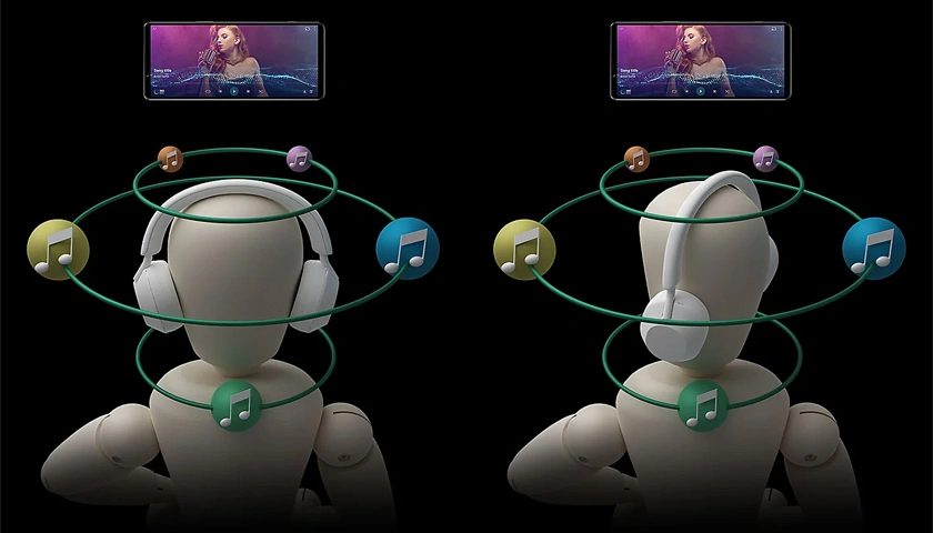 Dolby Atmos and 360° spatial sound support