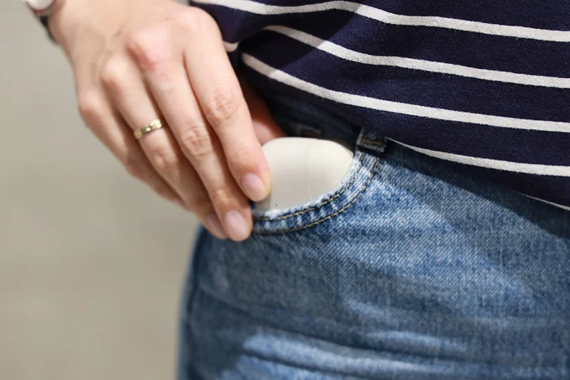 Headphones in a pocket