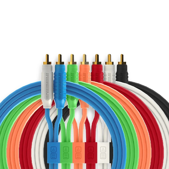 Cable DJTT Chroma Cables 2RCA - 2RCA Green 2m - img.1