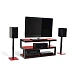 Speaker Stands NorStone Esse Speaker Stand Black Glossy/Red - img.4