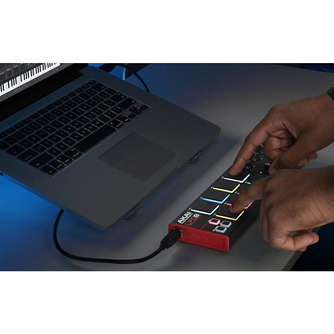 MIDI Controller AKAI PRO LPD8 MK2 Black Red - img.3