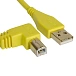 Cable UDG Ultimate Audio Cable USB-A - USB-B 2m Angled Yellow - img.1