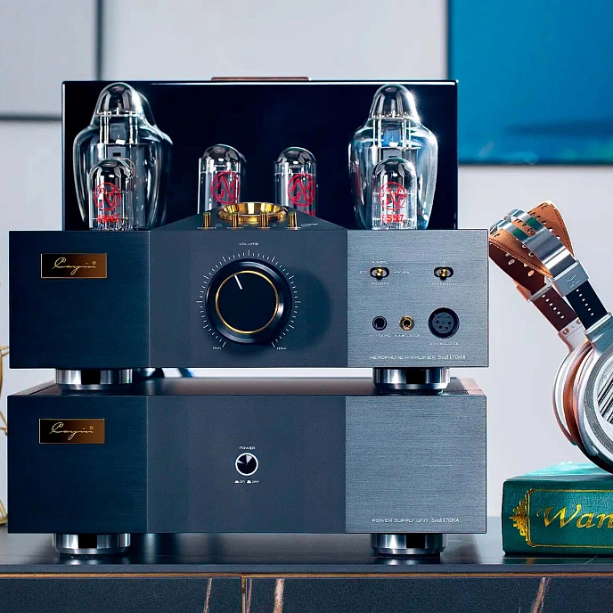 Headphone Amplifier Cayin Soul 170HA Black Brown - img.7