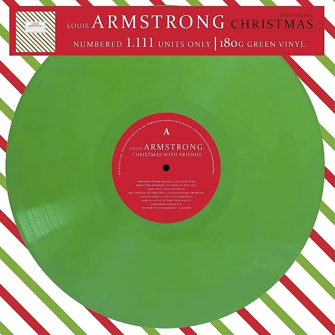 Vinyl Record Louis Armstrong - Christmas With Friends (Limited Edition Green) LP - img.1