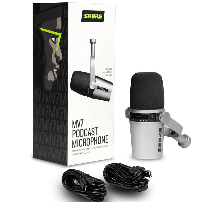 USB Microphone Shure MV7 Silver - img.8