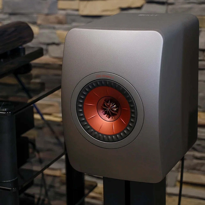 Bookshelf speakers KEF LS50 Wireless II Titanium Grey + KEF S2 Floor Stand - img.6