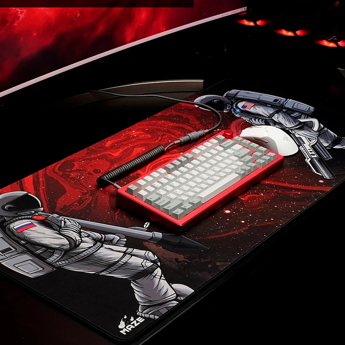 Mouse pad Maze ASTRO WAR Red 2XL - img.2