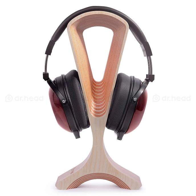 Headphone stand Dr.Head Under Wood Snowstorm 1 Natural Orange - img.4