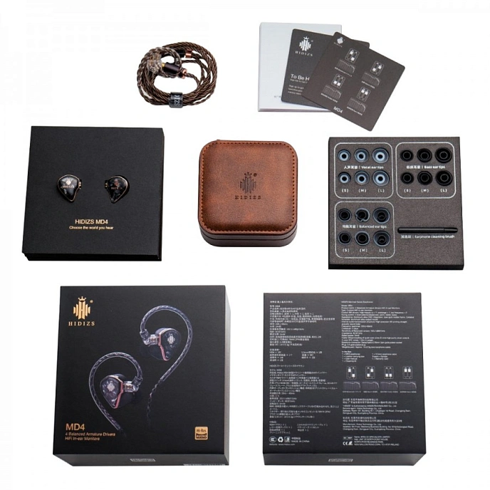 In-ear headphones Hidizs MD4 Silver - img.1