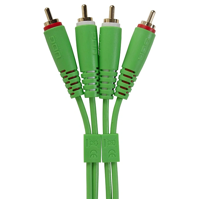 Cable UDG Ultimate Audio Cable Set 2RCA - 2RCA Straight 1.5m Green - img.1