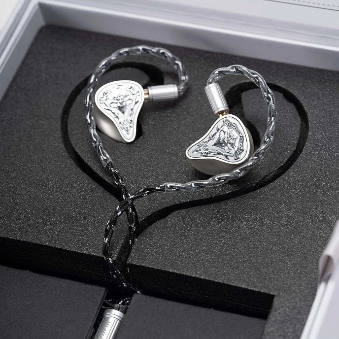 In-ear headphones Kinera ThorKing Glossy Silver - img.10