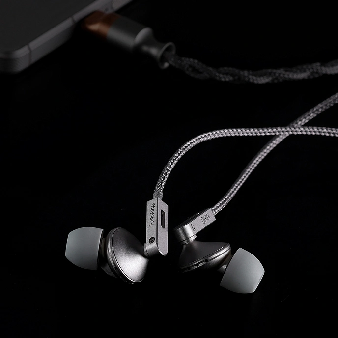 In-ear headphones ddHiFi E13P Memory USB-C Silver - img.6