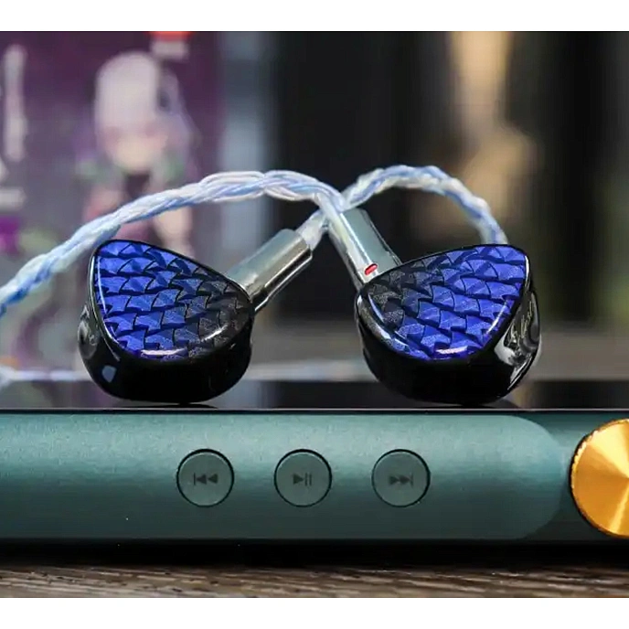 In-ear headphones Celest Wyvern Black Remaster (with Mic) Lapis Lazuli - img.6