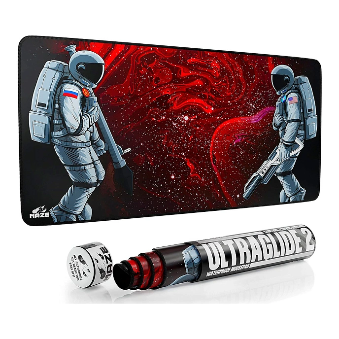 Mouse pad Maze ASTRO WAR Red 3XL - img.0