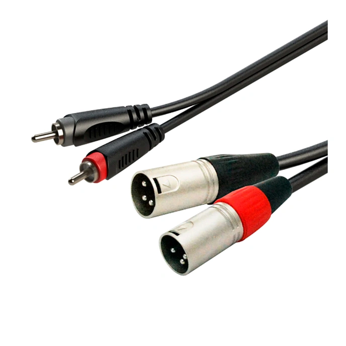 Cable AVIA RXM Black 2RCA(m)-2XLR(m) 3m - img.0
