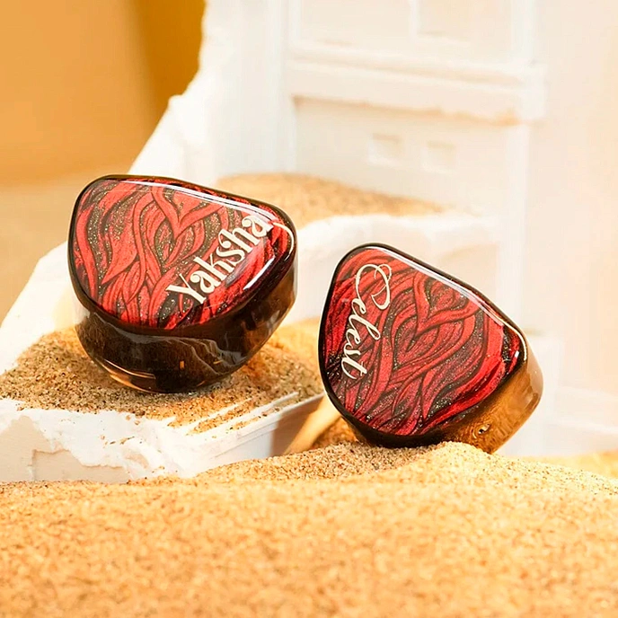 In-ear headphones Celest Yaksha Blood Red - img.3