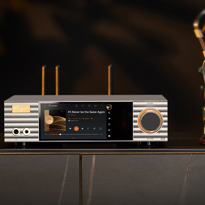 Headphone Amplifiers and DACs Cayin ID6 Silver - img.6