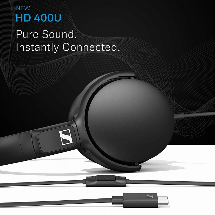 Over-ear headphones Sennheiser HD 400U Black - img.6