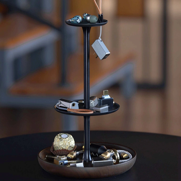 Headphone stand ddHiFi HS210 Earbuds Stand Black - img.2