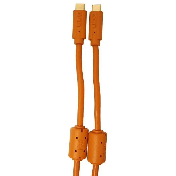 Cable UDG Ultimate Audio Cable USB-C - USB-C Straight 1.5m Orange - img.1