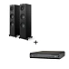 Speaker System KEF Q7 Meta Satin Black (Pair) + VSSL MA.1 Black - img.0