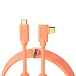 Cable DJTT Chroma Cables USB-C - USB-C Angled Neon Orange 1m - img.0