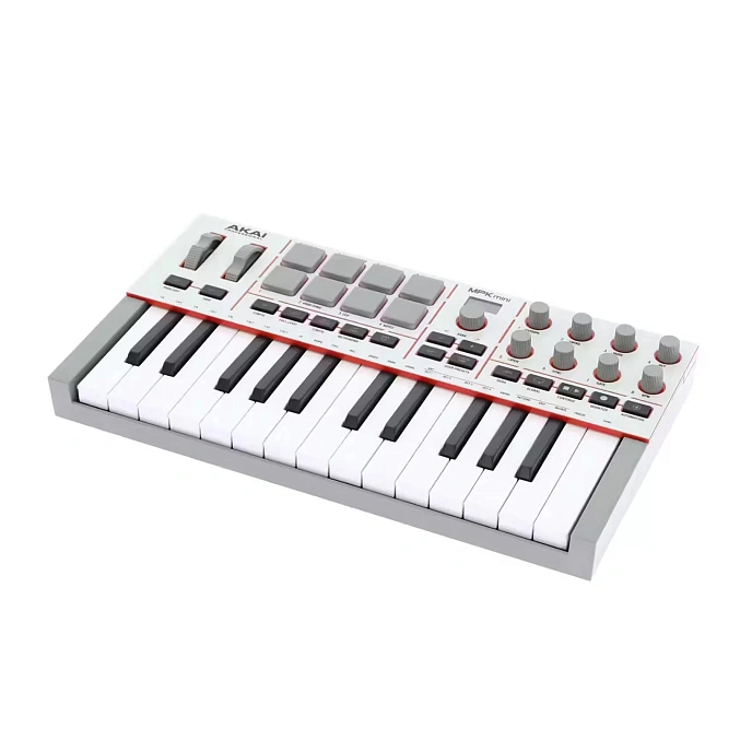 MIDI Keyboard AKAI PRO MPK Mini IV White - img.0