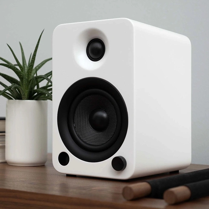 Bookshelf speakers Kanto YU4 Matte White - img.6
